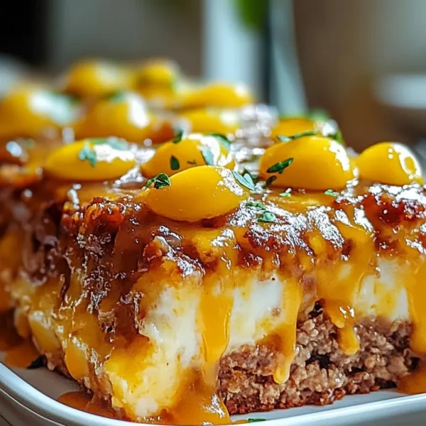 Loaded Potato Meatloaf Freshly Baked