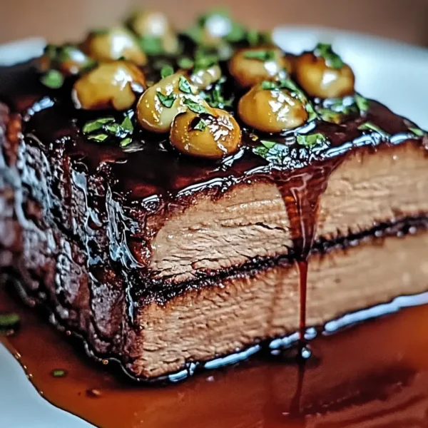 Maple Balsamic Steak Bites on a Rustic Platter