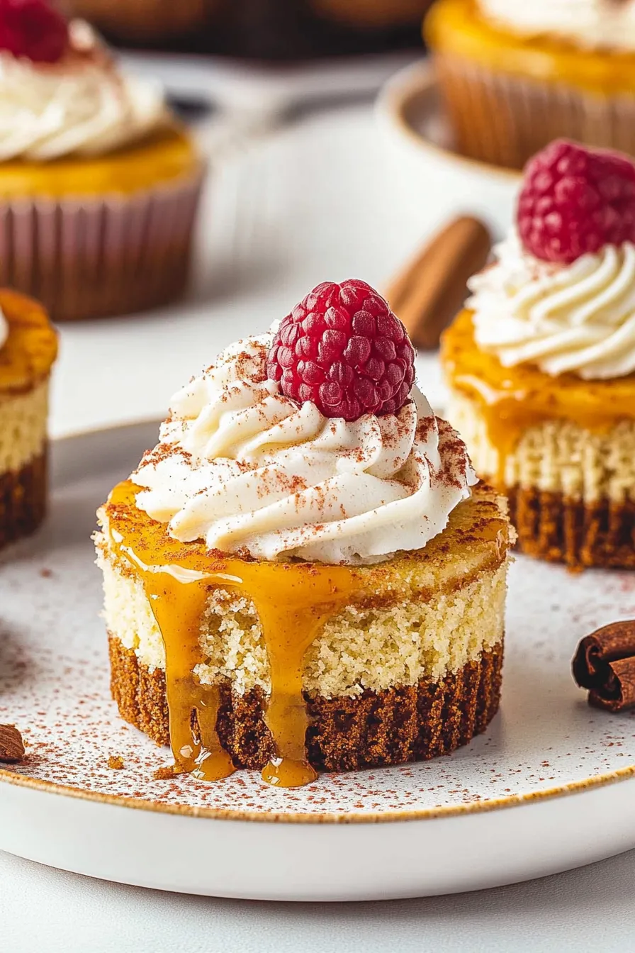 Mini Pumpkin Cheesecakes