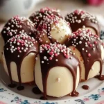 No-Bake Cake Batter Cake Balls on a Platter