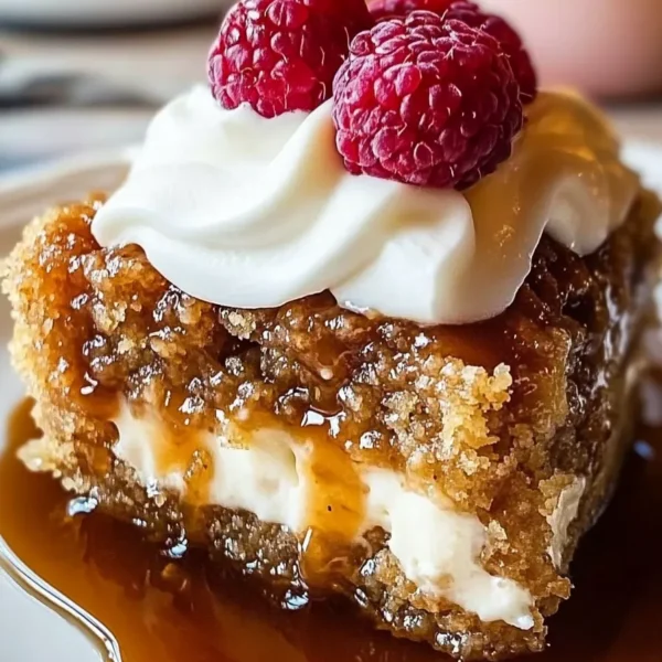 Pumpkin Dump Cake Freshly Baked