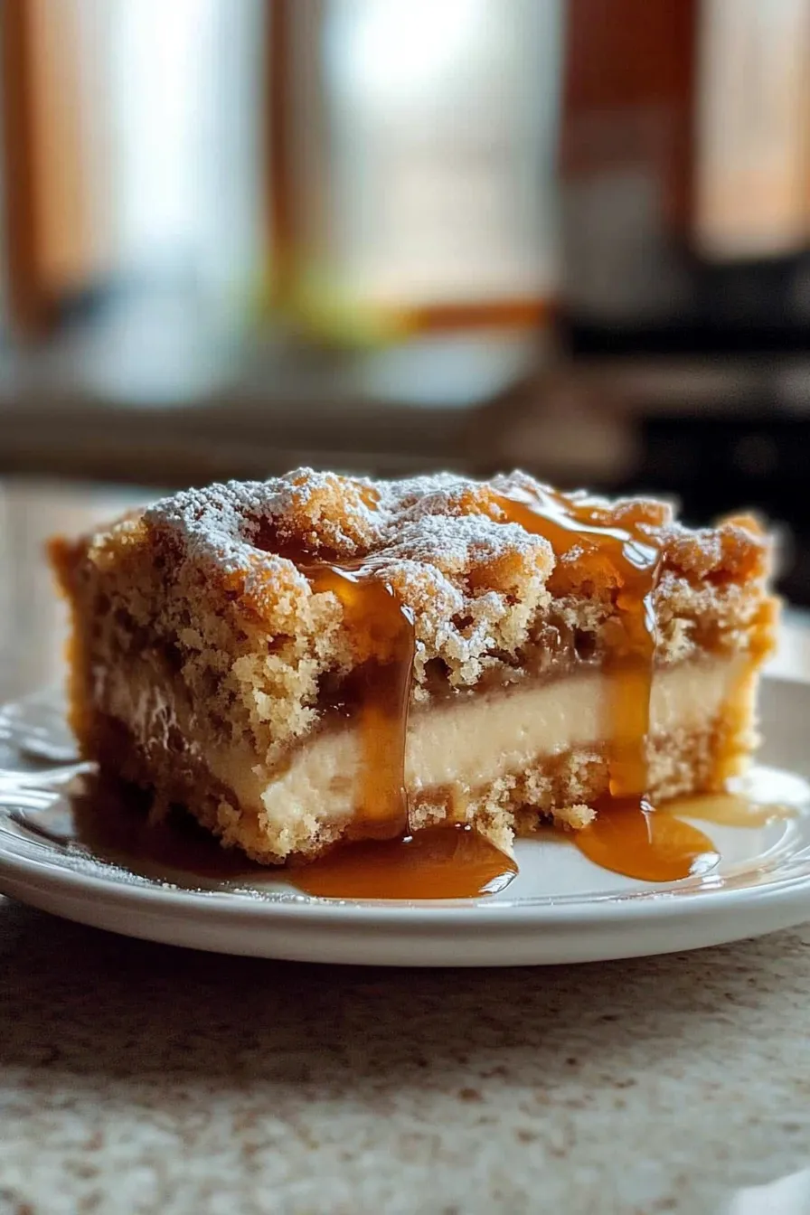 Salted Caramel Apple Crumble Bars Fall Treat