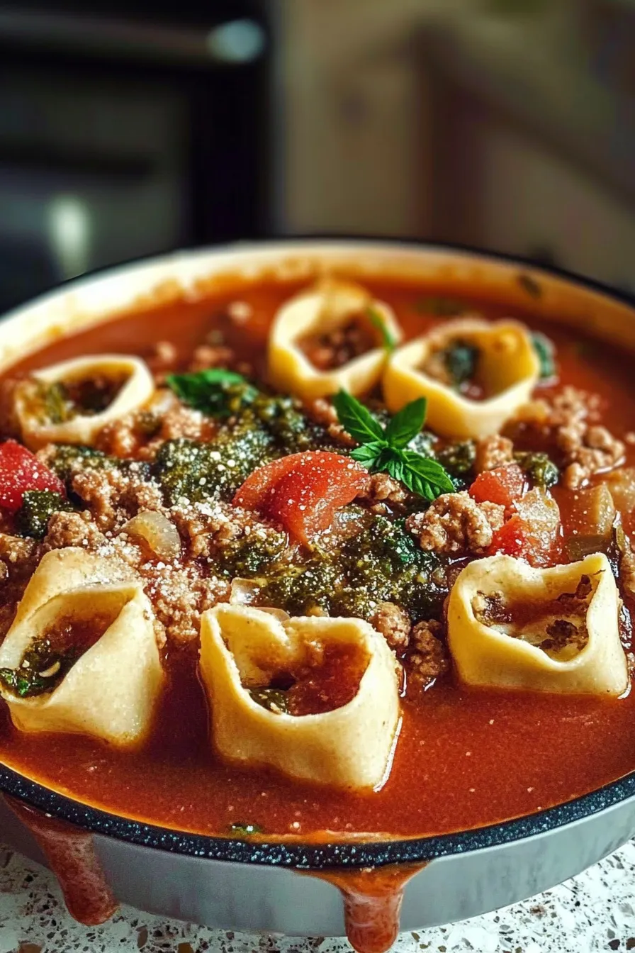Sausage Tortellini Soup Recipe