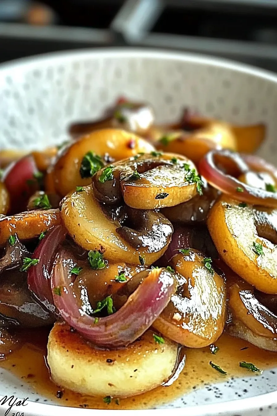 Sautéed Mushrooms and Onions Recipe