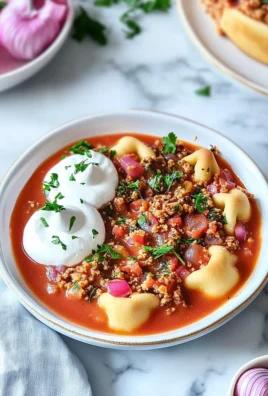 Delicious Slow Cooker Lasagna Soup in a Rustic Bowl