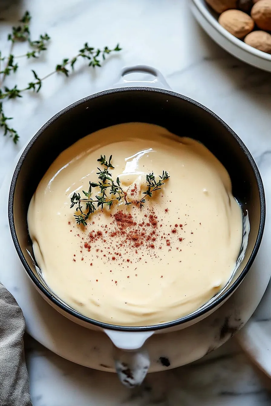 The BEST 3 Ingredient White Sauce (Béchamel)