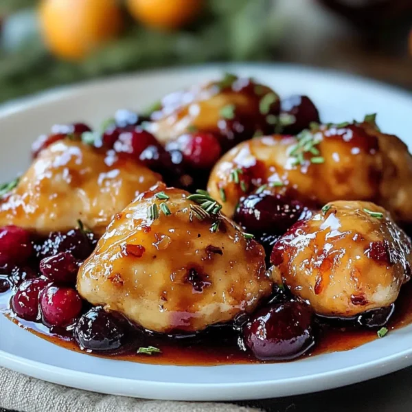Cranberry Orange Chicken