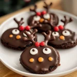 Easy Chocolate Reindeer Cookies