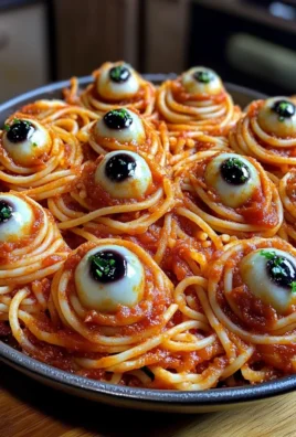 Spooky Spaghetti Eyeballs Dinner