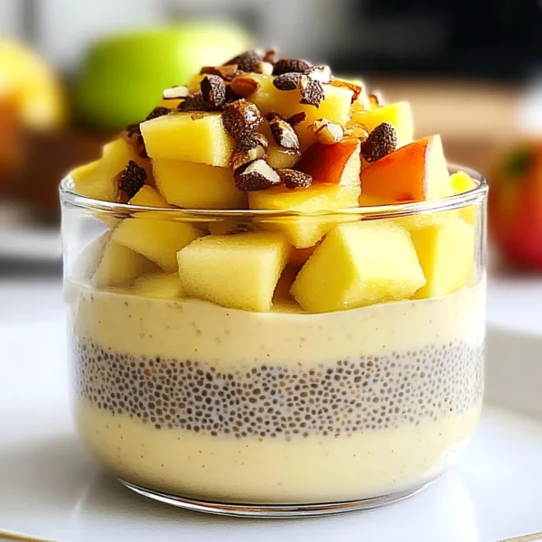APPLE CINNAMON CHIA PUDDING TASTY AND NUTRITIOUS TREAT