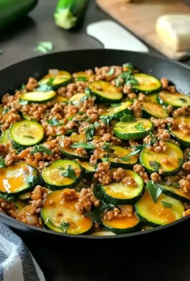 A Wholesome Comfort: Ground Turkey and Zucchini Skillet