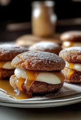 Apple Cider Whoopie Pie Cookies with Caramel