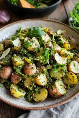 Arugula Pesto Potato Salad