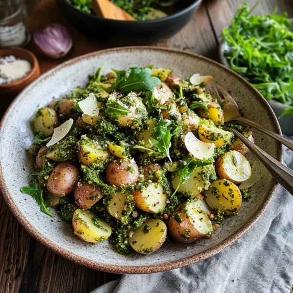Arugula Pesto Potato Salad