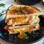 BBQ CHICKEN GRILLED CHEESE SANDWICH