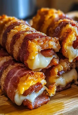 Bacon-Wrapped Grilled Cheese Fingers