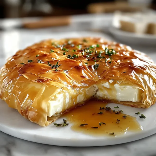 Baked Brie in Phyllo Dough