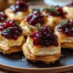 Baked Cranberry Brie Bites