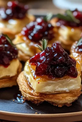 Baked Cranberry Brie Bites