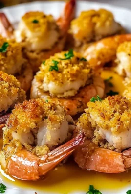 Baked Jumbo Shrimp Stuffed with Crabmeat