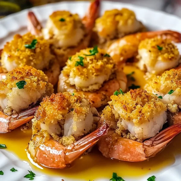 Baked Jumbo Shrimp Stuffed with Crabmeat