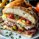 CLASSIC ITALIAN MUFFULETTA SANDWICH
