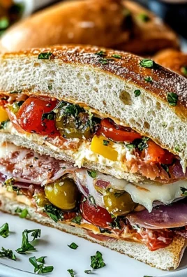 CLASSIC ITALIAN MUFFULETTA SANDWICH