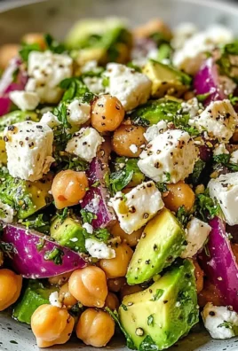 Chickpea Feta Avocado Salad Recipe