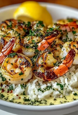 Creamy Garlic Butter Shrimp Bowl with Herb Rice