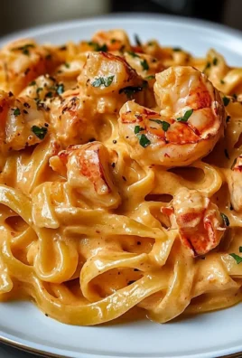 Creamy Tomato and Lobster Pasta Recipe