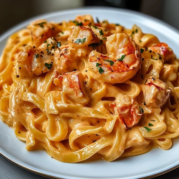 Creamy Tomato and Lobster Pasta Recipe