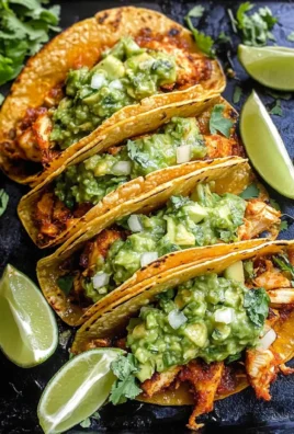 Crispy Poblano Chicken Tacos with Avocado-Jalapeño Salsa