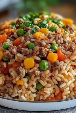 Dirty Rice Ground Beef Bowl