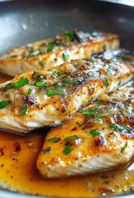 Easy Fish in Garlic Butter Sauce