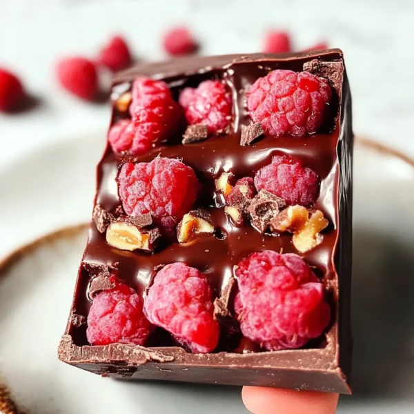 Easy Raspberry Chocolate Bar (3 Ingredients) for Guilt-Free Indulgence
