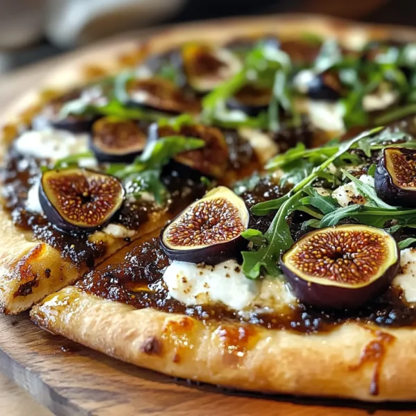 Fig Jam Pizza with Goat Cheese