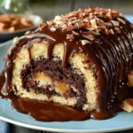 German Chocolate Cake Roll
