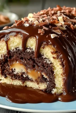 German Chocolate Cake Roll