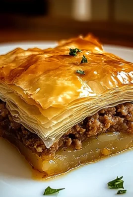 Greek Phyllo Meat Pie