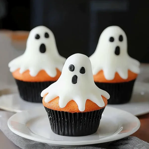 Halloween Ghost Cupcakes: Easy Spooky Treats for Kids Parties!