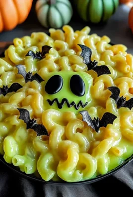 Halloween Monster Mac and Cheese