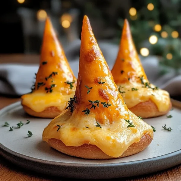 Halloween Witches’ Hat Cheesy Bread Recipe