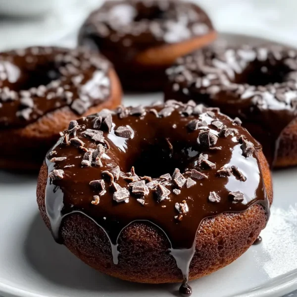 Homemade Chocolate Old-Fashioned Doughnuts