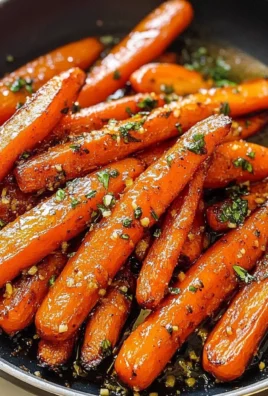 Honey Garlic Butter Roasted Carrots