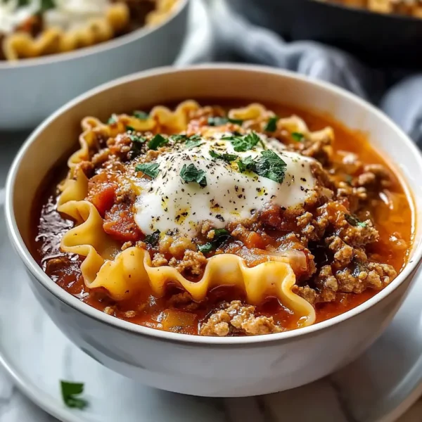 Italian Lasagna Soup