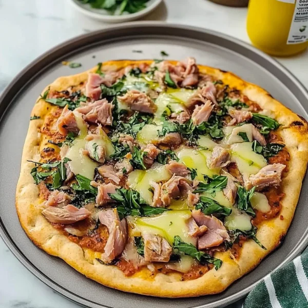 Juicy Tuna Flatbread Pizza Recipe