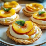 PEACH CREAM CHEESE TARTS DELIGHTFUL AND EASY DESSERT