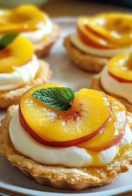 PEACH CREAM CHEESE TARTS DELIGHTFUL AND EASY DESSERT