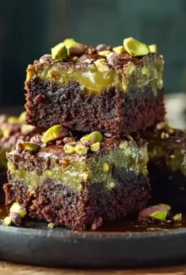 Pistachio Ferrero Rocher Brownies