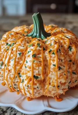 Pumpkin Shaped Cheese Ball: 5 Easy Festive Delights.